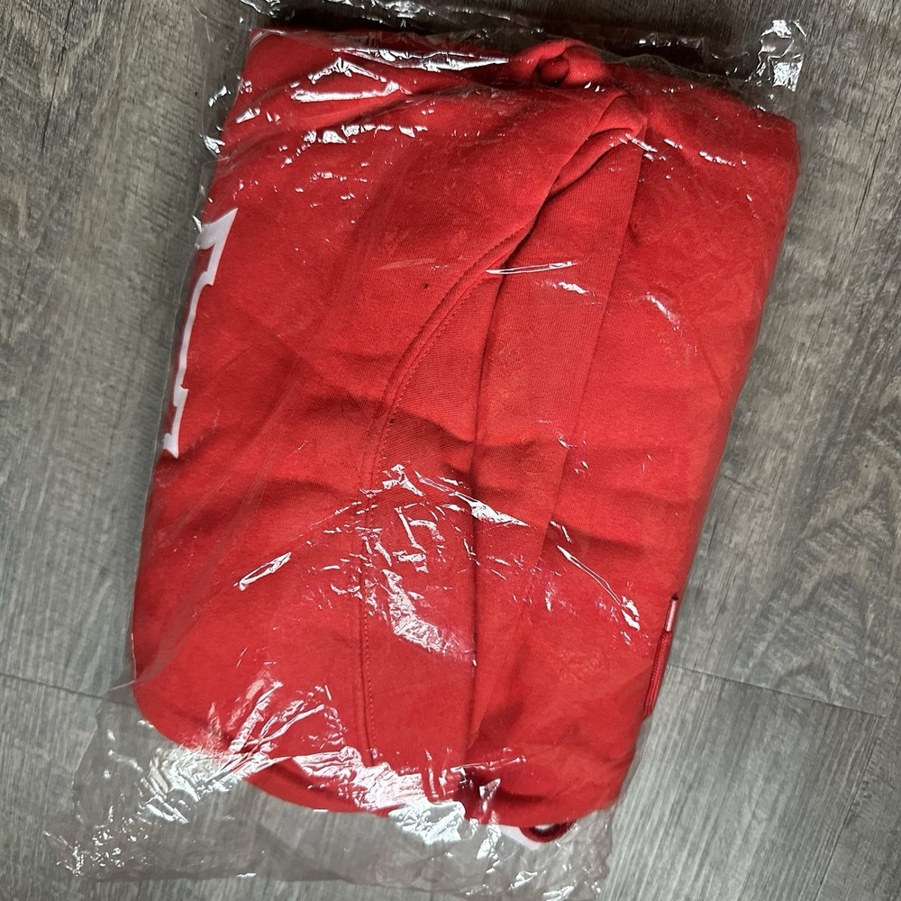 Red Pro Club Backwoods X One Piece Hoodie Mens L Anime  Studio Heavyweight - Picture 2 of 3